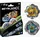 Beyblade X Calibur Samurai 6-70M BX & Obsidian Shell 3-85S BX Takara Tomy Dual Pack Set mit 2 rechtsdrehenden Kreiseln, Kampfkreisel-Spielzeug, ab 8 Jahren