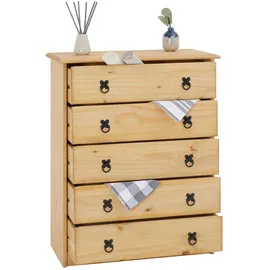 CARO-Möbel Barrio 71 x 88 x 34 cm Braun