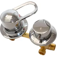 AcquaVapore Ersatz-Armatur Einhebelmischer 3 fach Umschalter Dusche D10 9cm