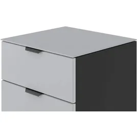 Sconto Nachtschrank Dreamer 45 x 43 x 65 cm Grau