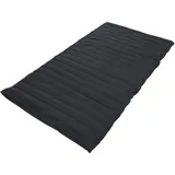 Handelsturm Rollmatte 100x200 mit Füllung aus Buchweizen Futon Massagematte Liegematte schwarz