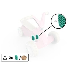 BERG Ersatzteil GO2 Pink - Pedal (2x)