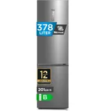 Midea MDRB521MGB02 Kühl-Gefrierkombination (378 l, 2010 mm hoch, Silber)