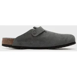 Birkenstock Boston Soft Footbed Suede Leather - grey - 39