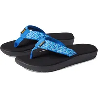 Teva Voya Flip Sandale, Schaltschichten Blau Multi, 37 EU - 37 EU