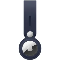 Apple Tasche für Airtag - Polyurethan - tief marineblau