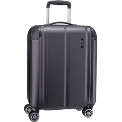 Travelite Koffer & Trolley City 4-Rad Trolley S Handgepäckkoffer   Grau 