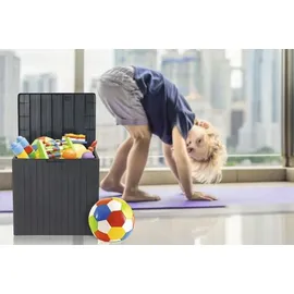 KETER Keter Gartenbox resistent gegen niedrige Temperaturen und UV-Strahlung City Box 113L - Grau