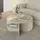 [en.casa] Couchtisch Reykhon Ø80x41 cm Travertin