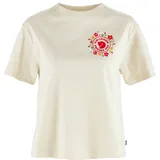 Fjällräven Damen Fjällblomster Logo T-Shirt (Größe L, weiss)
