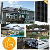 100W Solarpanel Set 12V Monokristallines PV kit Solarmodul Für Häuser Gärten Wohnmobil Camping