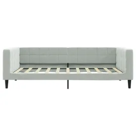 vidaXL Tagesbett 100 x 190 cm Hellgrau