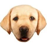 Splat Planet Labrador Plüsch 3D Kissen Kissen Riesiges Realistisches Plüsch Stofftier Lustige Kinder Dekorative Einzigartige Bodenkissen Tierthemenkissen Sitzkissen Für Stühle Schlafzimmer Spielzimmer