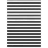 VidaXL Zebrarollo Schwarz 160x200 cm Stoffbreite 155,9 cm Polyester