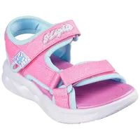 SKECHERS Sandale »SOLA GLOW SANDAL«, Klettschuh, mit Glitzer, Blinkfunktion,