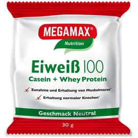 MEGAMAX Eiweiß 100 Neutral Pulver 30 g