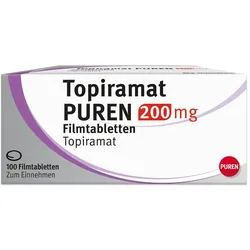 Topiramat Puren 200 mg Filmtabletten 100 St