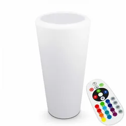 Oviala Business Runde LED-Leuchtvase - Oviala