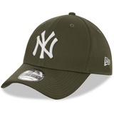 New Era New York Yankees MLB League Essential Olivgrün 39Thirty Stretch Cap - M - L