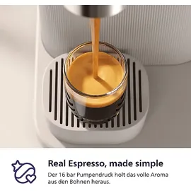Philips Baristina Espressomaschine BAR305/00 Naturweiß