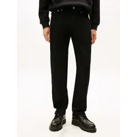 Tommy Hilfiger TOMMY JEANS "Ryan", Herren, Gr. 34, Länge 32, schwarz denim, Denim/Jeans, Obermaterial: 99% Baumwolle, 1% Elasthan, straight fit, Jeans Slim-fit-Jeans, Slim Straight