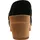 Sanita Damen Offener Clog Wood-Manuella Square Open Black | schwarz