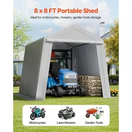 Vevor Fahrradgarage grau