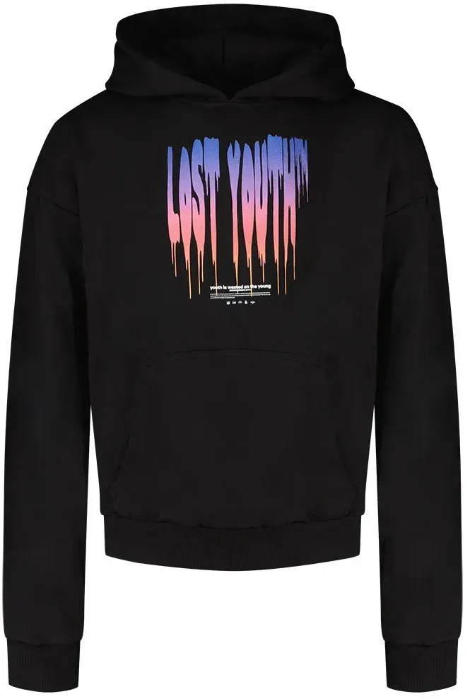 Lost Youth Icon V.3 Kapuzenpullover - Black - XS