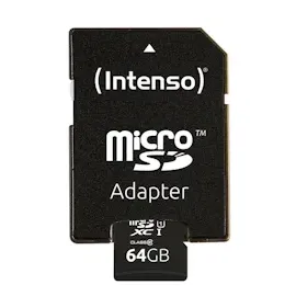 Intenso microSD UHS-I Premium 64 GB + SD-Adapter