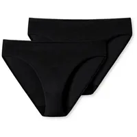 SCHIESSER Slip mit Streifenmuster im 2er-Pack, Black, 36
