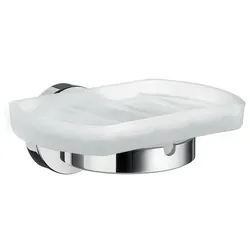 Smedbo Home Seifenschalenhalter | Satiniertes Glas