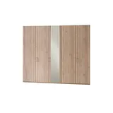 Sconto Kleiderschrank Valencia ¦ holzfarben ¦ Maße (cm): B: 250 H: 216 T: 58.0