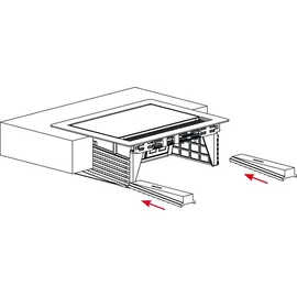 EVOline Flip Top Push S Einbausteckdose 3-fach, 230v -
