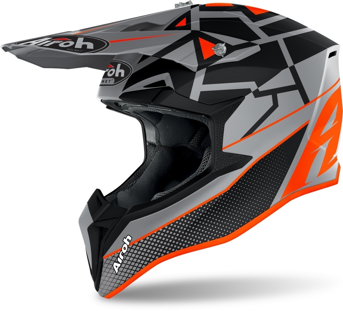 Airoh Wraap Mood Motorcross Helm, oranje, S
