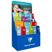 Clairefontaine Notizbuch 1/2 Display Clairfontaine vide - Blau 90990VIDEC,