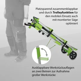 Trutzholm Untergestell Für Kappsägen Gehrungssägen Kappzugsägen Mobil Universal Mit Rädern