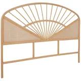 sweeek - Kopfteil aus natürlichem Rattan und Rohrgeflecht,