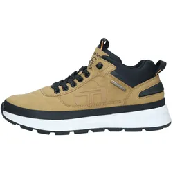 Sneaker SERGIO TACCHINI "CORTINA Herren", Herren, Gr. 43, Normalschaft, braun (camel, schwarz), Polyurethan, Nylon, Schuhe, Sneaker Herren, Sneakers, Sportschuhe, Laufschuhe Retro, Outdoor, Sale