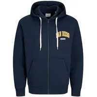JACK & JONES Jacke BRADLEY VARSITY Kapuzensweatjacke