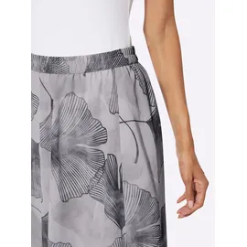 CREATION L A-Linien-Rock Damen Floral Hellgrau 52