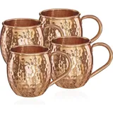 Nklaus Kupfertasse 0,5 l Kupfer 4 St.