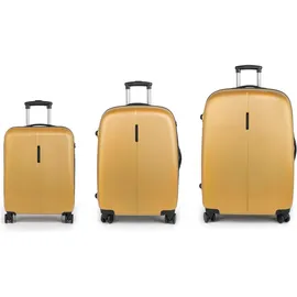GABOL Paradise XP Koffer-Set 3-tlg. gelb/rosa