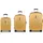GABOL Paradise XP Koffer-Set 3-tlg. gelb/rosa