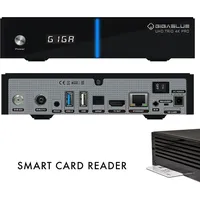 GiGaBlue UHD Trio 4K PRO - Receiver 1x DVB-S2X 1x DVB-C/T2 Tuner, W-LAN