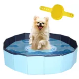 Lendo Online Hundepool faltbar Ø80 cm Blau
