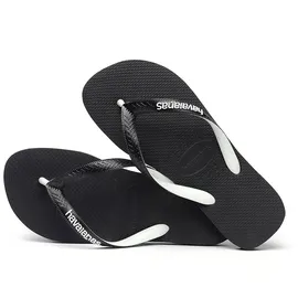 HAVAIANAS Top Mix Flip Flops,Schwarz (Black 551),43/44 EU