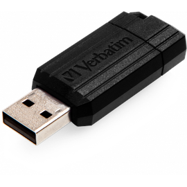 Verbatim Store 'n' Go PinStripe 64 GB schwarz USB 2.0 49065