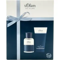 S.Oliver So Pure Men Eau de Toilette 30 ml + 75 ml Shower Gel Geschenkset