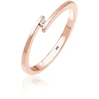 Elli DIAMONDS Ring rosegold 54