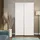 MITEPEK Schwebetürenschrank Nook 120,1 x 210 x 39,1 cm Weiß